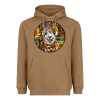 Toasted Coconut western alpaca Heavyweight Hoodie - BarkalooDesign