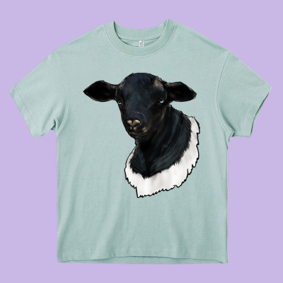 Dorper Sheep Heavy Core Tee Designed By Ranaportraitstore