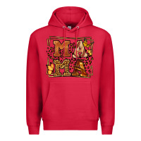 Cardinal Melanin leopard frame mama Mother's Day Premium Hoodie - LillyAllenDesigns