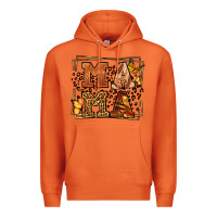 Carrot Melanin leopard frame mama Mother's Day Premium Hoodie - LillyAllenDesigns