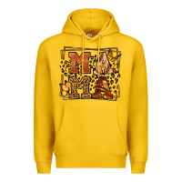 Lemon Melanin leopard frame mama Mother's Day Premium Hoodie - LillyAllenDesigns