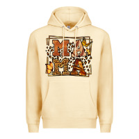 Melanin Leopard Frame Mama Mother's Day Premium Hoodie | Teevron