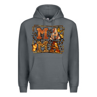 Rock Melanin leopard frame mama Mother's Day Premium Hoodie - LillyAllenDesigns