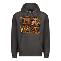 Smoke Melanin leopard frame mama Mother's Day Premium Hoodie - LillyAllenDesigns