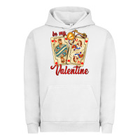 Pigment Lunar Rock be my valentine with playing cards and key Urban Hoodie - AdoDesignShop