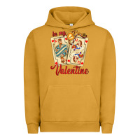 Pigment Peanut Butter be my valentine with playing cards and key Urban Hoodie - AdoDesignShop