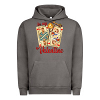 Pigment Tornado be my valentine with playing cards and key Urban Hoodie - AdoDesignShop