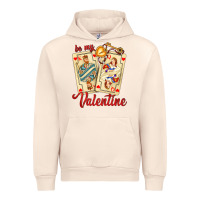 Sandshell be my valentine with playing cards and key Urban Hoodie - AdoDesignShop