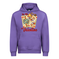 Tulip be my valentine with playing cards and key Urban Hoodie - AdoDesignShop
