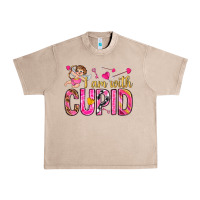 French Oak i am with cupid I am with Cupid Valentine's Day Urban Heavy Tee - HowdyJamesFarm