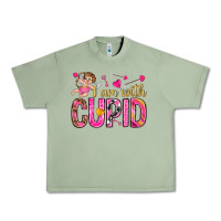 Oil Green i am with cupid I am with Cupid Valentine's Day Urban Heavy Tee - HowdyJamesFarm