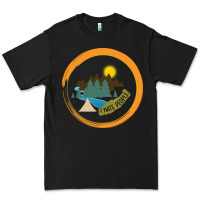 Black I hate people camping hiking Premium Tee - Bettercallsaul