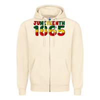 Sandshell juneteenth 1865 Zipper Hoodie - Artiststas
