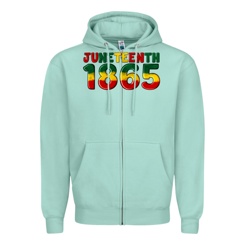 Juneteenth 1865 Zipper Hoodie by Artiststas | Teevron