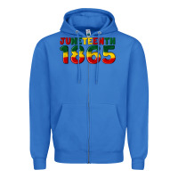 True Royal juneteenth 1865 Zipper Hoodie - Artiststas