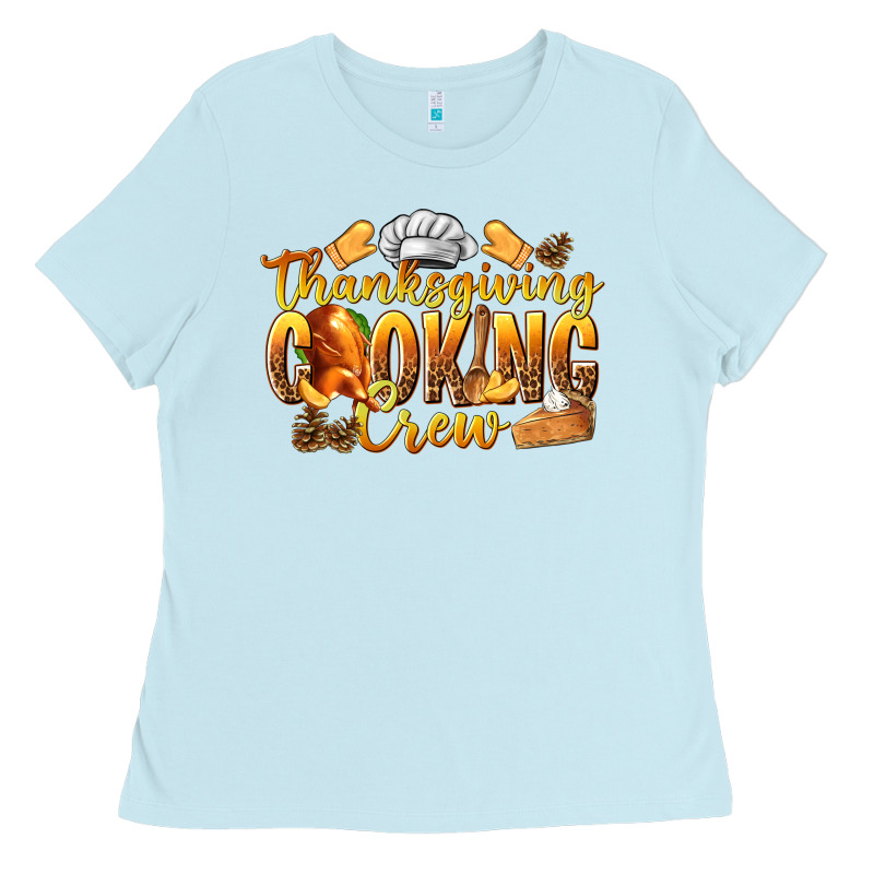 Thanksgiving Cooking Crew Ladies Tee by texasbilliewilder | Teevron