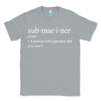 Heather Grey Submariner Definition  I Pigboat Submersible Nuclear Classic Tee - longCreatives