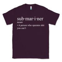 Plum Submariner Definition  I Pigboat Submersible Nuclear Classic Tee - longCreatives