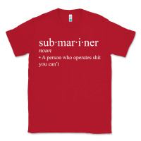 Red Submariner Definition  I Pigboat Submersible Nuclear Classic Tee - longCreatives