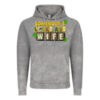 Cloud Rock St. Patrick's Somebody's lucky ass wife Vintage Hoodie - CowGirlArtShop