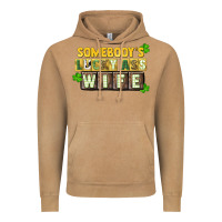 Vintage Camel St. Patrick's Somebody's lucky ass wife Vintage Hoodie - CowGirlArtShop