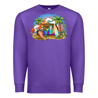 Purple camp life beach Premium Sweatshirt - BarkalooDesign