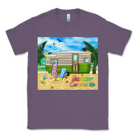 Lavender summer caravan life Classic Tee - TumblerDesignByShophia