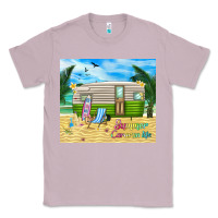 Lilac summer caravan life Classic Tee - TumblerDesignByShophia