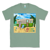 Sage summer caravan life Classic Tee - TumblerDesignByShophia