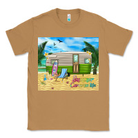 Toasted Coconut summer caravan life Classic Tee - TumblerDesignByShophia