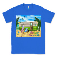 True Royal summer caravan life Classic Tee - TumblerDesignByShophia