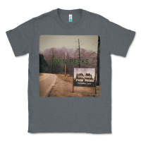 Charcoal Heather Twin Peaks City Limits Welcome Sign Vintage Classic Tee - longCreatives