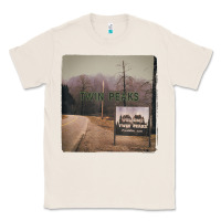 Natural Twin Peaks City Limits Welcome Sign Vintage Classic Tee - longCreatives