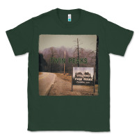 Sports Green Twin Peaks City Limits Welcome Sign Vintage Classic Tee - longCreatives