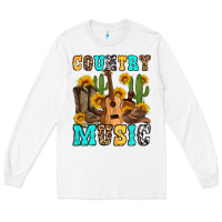 White country music western olivia Long Sleeve Tee - OliviaCreatesArt