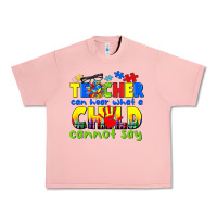 Salmon teacher can hear what a child cannot say Urban Heavy Tee - CowGirlArtShop