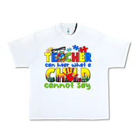 White teacher can hear what a child cannot say Urban Heavy Tee - CowGirlArtShop