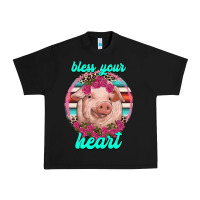 Black bless your heart pig Urban Heavy Tee - RanaPortraitStore