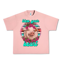Salmon bless your heart pig Urban Heavy Tee - RanaPortraitStore