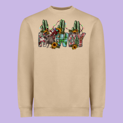 Howdy Heavyweight Sweatshirt Designed By Sublimationcraftshop