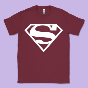 Supergirl White & Pink Shield Classic Tee Designed By Longcreatives