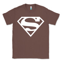 Chestnut Supergirl White & Pink Shield Classic Tee - longCreatives