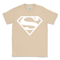 Mushroom Supergirl White & Pink Shield Classic Tee - longCreatives