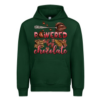 Forest Green powered by chocolate Urban Hoodie - AdoDesignShop