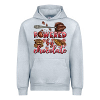 Heather Grey powered by chocolate Urban Hoodie - AdoDesignShop