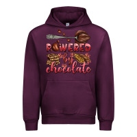 Mauve Wine powered by chocolate Urban Hoodie - AdoDesignShop