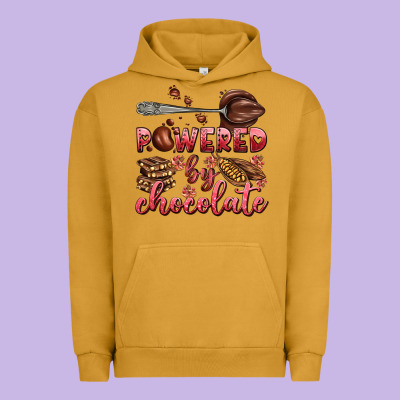 Powered By Chocolate Urban Hoodie Designed By Adodesignshop
