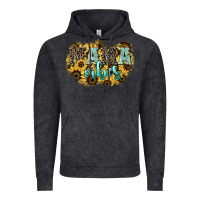 Vintage Black Mama vibes leopard mother's day Vintage Hoodie - HowdyJamesFarm