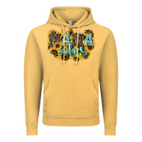 Vintage Mustard Mama vibes leopard mother's day Vintage Hoodie - HowdyJamesFarm