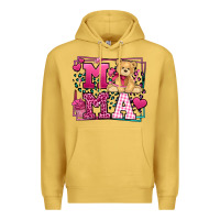 Antique Gold Western Valentines Day Mama Mother's Day Premium Hoodie - LillyAllenDesigns